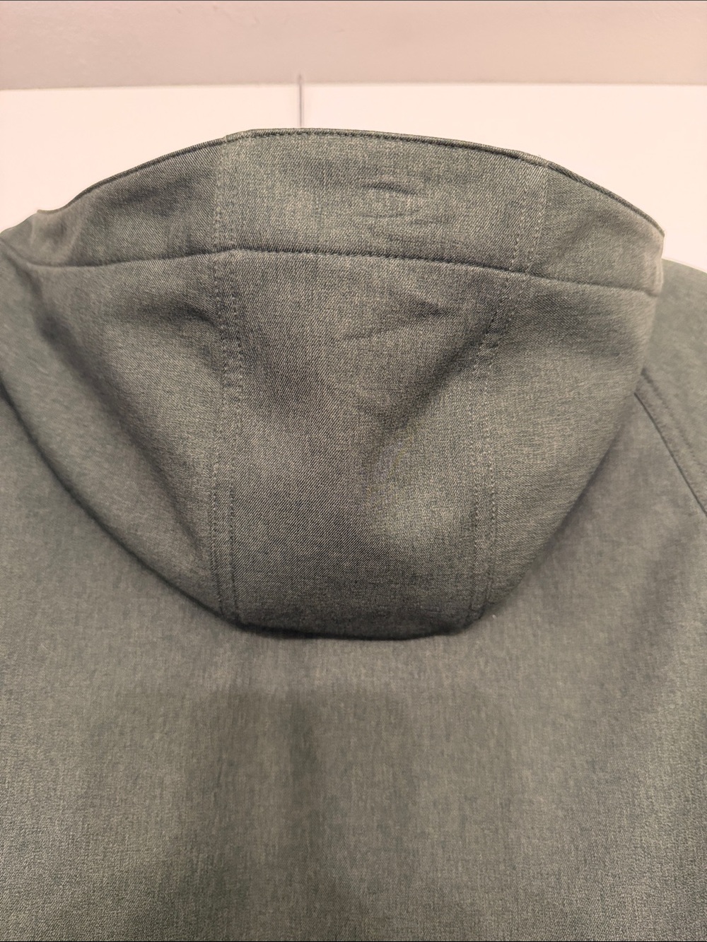 L.L. Bean Olive Hooded Zip-Up Jacket Large - Picture 4 of 8